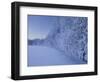 Austria, Styria, Ennstaler Alps, Admont, Hoarfrost-Rainer Mirau-Framed Photographic Print