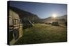 Austria, Styria, Gšssl, Camping Site, Sunrise-Gerhard Wild-Stretched Canvas