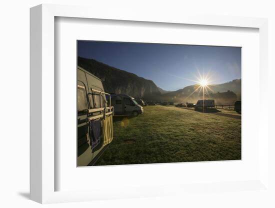 Austria, Styria, Gšssl, Camping Site, Sunrise-Gerhard Wild-Framed Photographic Print