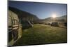 Austria, Styria, Gšssl, Camping Site, Sunrise-Gerhard Wild-Mounted Photographic Print