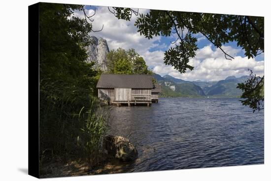 Austria, Styria, Salzkammergut (Resort), Grundlsee (Districtity), Boathouse-Gerhard Wild-Stretched Canvas