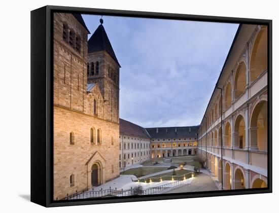 Austria, Styria, Seckau, Benedictines Stift (Abbey), Inner Courtyard-Rainer Mirau-Framed Stretched Canvas