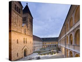 Austria, Styria, Seckau, Benedictines Stift (Abbey), Inner Courtyard-Rainer Mirau-Stretched Canvas