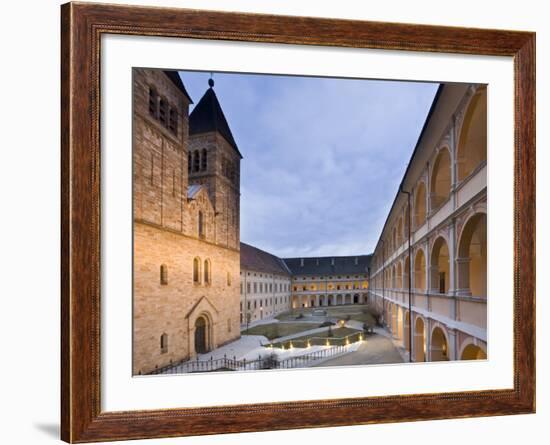 Austria, Styria, Seckau, Benedictines Stift (Abbey), Inner Courtyard-Rainer Mirau-Framed Photographic Print