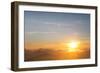 Austria, Sundown in the Rofan-Ludwig Mallaun-Framed Photographic Print