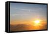 Austria, Sundown in the Rofan-Ludwig Mallaun-Framed Stretched Canvas