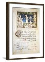 Austria, the Massacre of the Innocents, Miniature from the Antiphonary of Saint Peter, Facsimile-null-Framed Giclee Print