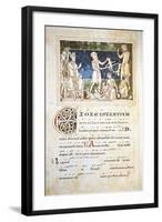Austria, the Massacre of the Innocents, Miniature from the Antiphonary of Saint Peter, Facsimile-null-Framed Giclee Print