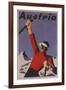 Austria Travel Poster-null-Framed Giclee Print