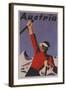 Austria Travel Poster-null-Framed Giclee Print