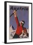 Austria Travel Poster-null-Framed Giclee Print