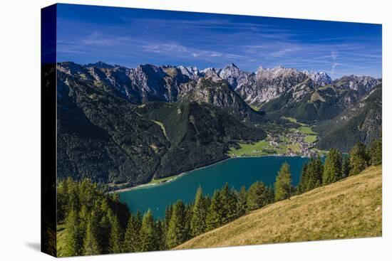 Austria, Tyrol, Achensee Region, Rofan (Mountains), Maurach Am Achensee-Udo Siebig-Stretched Canvas