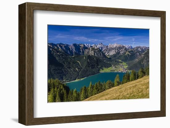 Austria, Tyrol, Achensee Region, Rofan (Mountains), Maurach Am Achensee-Udo Siebig-Framed Photographic Print