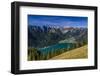 Austria, Tyrol, Achensee Region, Rofan (Mountains), Maurach Am Achensee-Udo Siebig-Framed Photographic Print