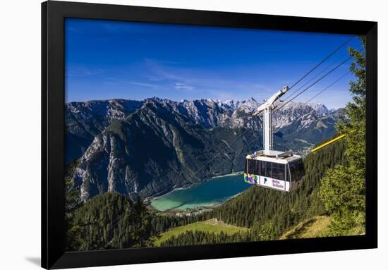 Austria, Tyrol, Achensee Region, Rofan (Mountains), Maurach Am Achensee-Udo Siebig-Framed Premium Photographic Print