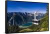 Austria, Tyrol, Achensee Region, Rofan (Mountains), Maurach Am Achensee-Udo Siebig-Framed Stretched Canvas