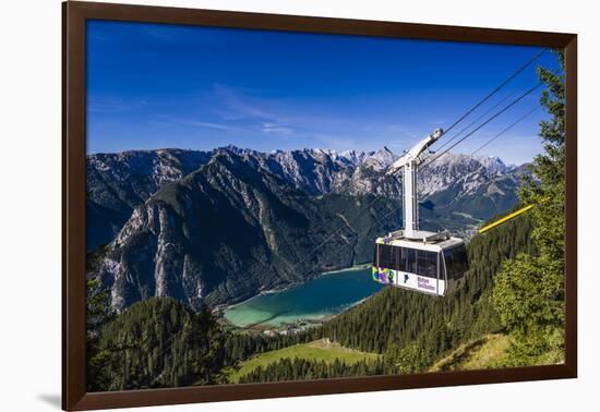 Austria, Tyrol, Achensee Region, Rofan (Mountains), Maurach Am Achensee-Udo Siebig-Framed Photographic Print