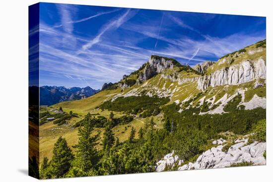 Austria, Tyrol, Achensee Region, Rofan (Mountains), Maurach Am Achensee-Udo Siebig-Stretched Canvas