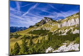 Austria, Tyrol, Achensee Region, Rofan (Mountains), Maurach Am Achensee-Udo Siebig-Mounted Photographic Print