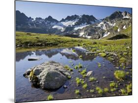 Austria, Tyrol, Bieltal, Totenfeldkopf, Lake-Rainer Mirau-Mounted Photographic Print