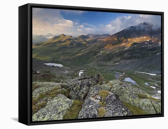 Austria, Tyrol, Bieltal (Valley), Madlenerspitze (Mountain)-Rainer Mirau-Framed Stretched Canvas