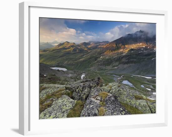 Austria, Tyrol, Bieltal (Valley), Madlenerspitze (Mountain)-Rainer Mirau-Framed Photographic Print