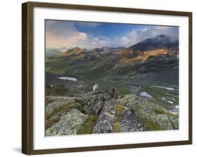 Austria, Tyrol, Bieltal (Valley), Madlenerspitze (Mountain)-Rainer Mirau-Framed Photographic Print