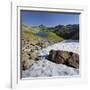 Austria, Tyrol, Bieltal (Valley), VallŸla, Bicycle Lake, Snowy Field-Rainer Mirau-Framed Photographic Print