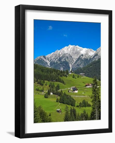 Austria, Tyrol, East Tyrol, Farmhouses-Gerhard Wild-Framed Photographic Print