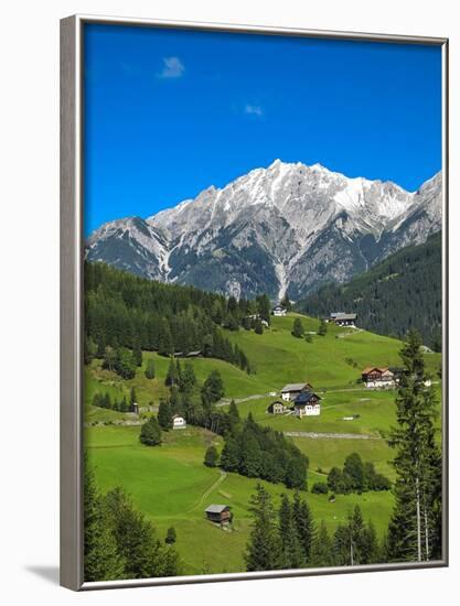 Austria, Tyrol, East Tyrol, Farmhouses-Gerhard Wild-Framed Photographic Print