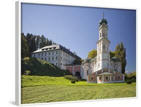 Austria, Tyrol, Inntal, Cloister Saint Karl, Karl's Church-Rainer Mirau-Framed Photographic Print