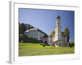 Austria, Tyrol, Inntal, Cloister Saint Karl, Karl's Church-Rainer Mirau-Framed Photographic Print