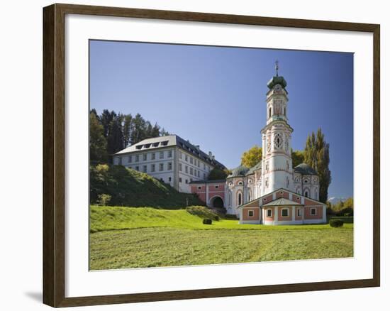 Austria, Tyrol, Inntal, Cloister Saint Karl, Karl's Church-Rainer Mirau-Framed Photographic Print