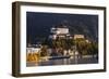 Austria, Tyrol, Kaiser Mountains, Inntal, Kufstein, Inn with Kufstein Fortress in Autumn-Udo Siebig-Framed Photographic Print