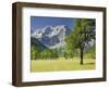 Austria, Tyrol, Karwendel (Mountain Range), Gro§er Ahornboden (Area), Spritzkarspitze (Peak-Rainer Mirau-Framed Photographic Print