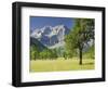 Austria, Tyrol, Karwendel (Mountain Range), Gro§er Ahornboden (Area), Spritzkarspitze (Peak-Rainer Mirau-Framed Photographic Print