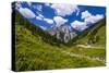 Austria, Tyrol, Karwendel Mountains, Alpenpark Karwendel, Alpine Village 'Eng'-Udo Siebig-Stretched Canvas