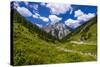 Austria, Tyrol, Karwendel Mountains, Alpenpark Karwendel, Alpine Village 'Eng'-Udo Siebig-Stretched Canvas