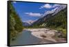 Austria, Tyrol, Karwendel Mountains, Alpenpark Karwendel, Ri§tal-Udo Siebig-Framed Stretched Canvas