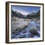 Austria, Tyrol, LŸsenstal, LŸsens, LŸsenser Fernerkogel, Melbach-Rainer Mirau-Framed Photographic Print