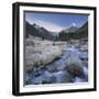 Austria, Tyrol, LŸsenstal, LŸsens, LŸsenser Fernerkogel, Melbach-Rainer Mirau-Framed Photographic Print