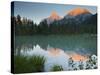 Austria, Tyrol, Mieminger Mountains, Weissensee (Lake), Reflexion-Rainer Mirau-Stretched Canvas