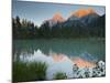 Austria, Tyrol, Mieminger Mountains, Weissensee (Lake), Reflexion-Rainer Mirau-Mounted Photographic Print