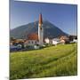 Austria, Tyrol, Ort Wald, Tschirgant, Church, Meadow-Rainer Mirau-Mounted Photographic Print