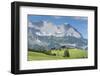 Austria, Tyrol, scenery Reith bei Kitzbuehel, in the background the Kaiser Mountains-Roland T. Frank-Framed Photographic Print