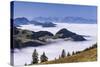 Austria, Tyrol, Sšlllandl, Kaiser Mountains, Scheffau at the Wilder Kaiser-Udo Siebig-Stretched Canvas