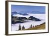 Austria, Tyrol, Sšlllandl, Kaiser Mountains, Scheffau at the Wilder Kaiser-Udo Siebig-Framed Photographic Print