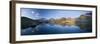 Austria, Tyrol, Stubai Alps, Mutterberg-See, Zuckerh?tl, Mountain Scenery-Rainer Mirau-Framed Photographic Print