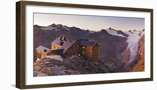 Austria, Tyrol, …tztaler Alps, Ramolhaus, Mountain Hut-Rainer Mirau-Framed Photographic Print