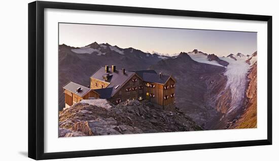 Austria, Tyrol, …tztaler Alps, Ramolhaus, Mountain Hut-Rainer Mirau-Framed Photographic Print